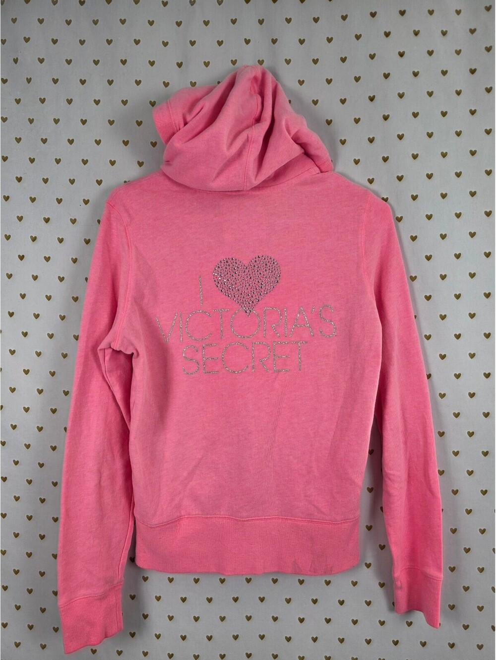 Victorias Secret Angels Bling full zip Hoodie Jacket Supermodel Essentials M